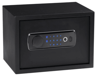 This small safe is great for those who want to store a pistol or a pistol and some other valuables.
